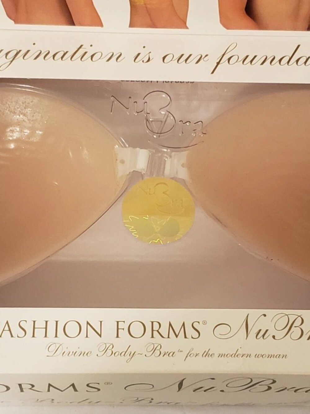 NuBra Ultralite Adhesive Strapless Backless Bra - Beige - Picture 3 of 4
